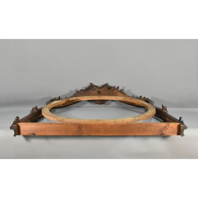 Large Louis XV French Bed Canopy in Walnut For Sale - Image 14 of 17