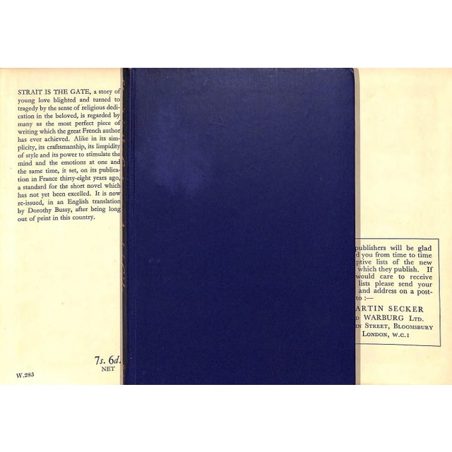 Traditional "Strait Is the Gate" 1948 Gide, Andre For Sale - Image 3 of 3