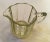 Antique Crystal Glass Heavy Weight Serving Pitcher Early 20th Century Starburst Bottom Substantial Handle For Sale - Image 4 of 9