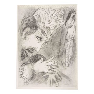 Marc Chagall, The King and the Woman, 1960 For Sale