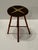 1920s Antique American Bamboo Stool With Original Needlepoint Seat For Sale - Image 5 of 6