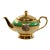 Mid-20th Century LeMieux China 24k Gold Encrusted Porcelain Teapot With Mint Green Band For Sale