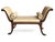 Hollywood Regency Restored Vintage Mahogany X-Design Bench With Brass Claw Feet and Gold Upholstery For Sale - Image 3 of 14