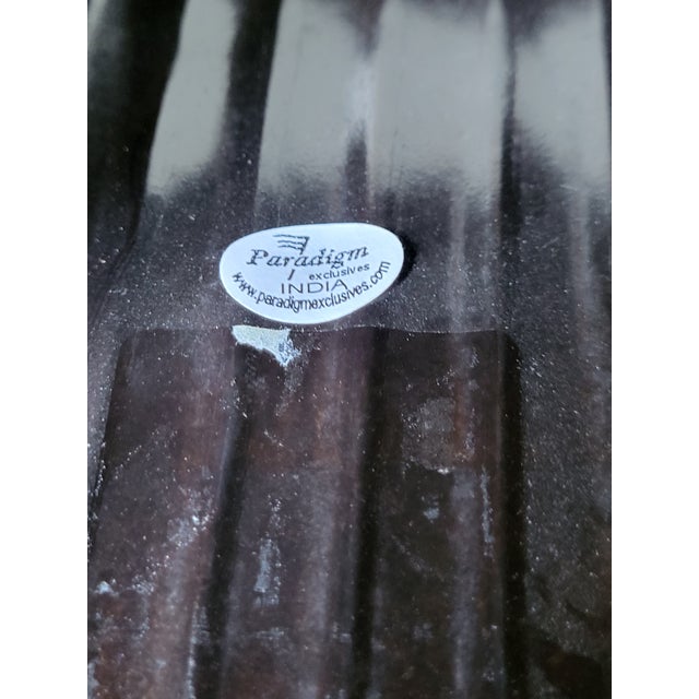 Metal Vintage 1990s Paradigm Brass Tissue Box Cover For Sale - Image 7 of 9