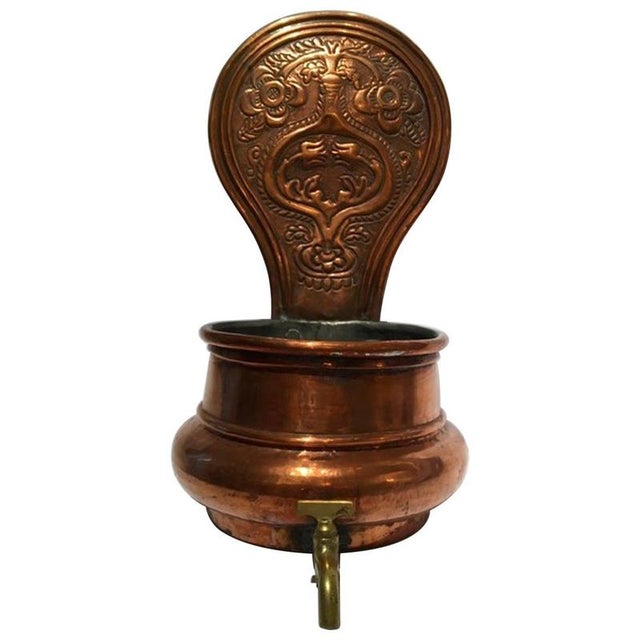 Copper Kitchen Wall Planter Pot, Italy, 1890s For Sale - Image 15 of 15