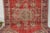 Red 1970s Vintage Turkish Handmade Wool Cotton Red Area Rug For Sale - Image 8 of 12