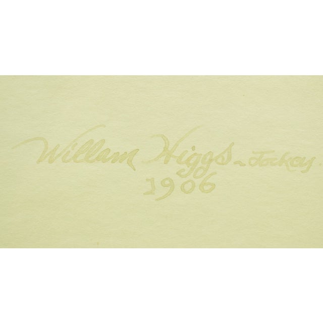 Art Sz: 9 7/8"H x 6"W Frame Sz: 16"H x 12 1/8"W William Arnold "Billy" Higgs (1880–1958) was a British Thoroughbred horse...