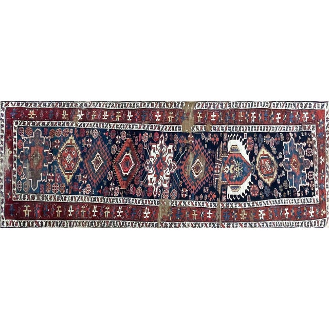 The historic Khanate or administrative district of Shirvan produced many highly decorative antique rugs that have a...