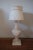 Antique Alabaster Table Lamp with Alabaster Shade For Sale - Image 6 of 6