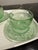 1980s Chantilly Green Cup and Saucer Set Made by Indiana Glass - Set of 4 For Sale - Image 9 of 12