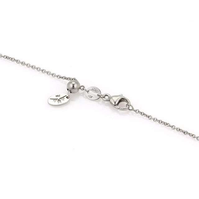 Late 20th Century Hearts on Fire Triplicity Diamond 18k White Gold Pendant Necklace For Sale - Image 5 of 7