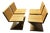 Vintage Zig Zag Chair Set of Four For Sale