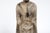 1960s Vintage Carved Standing Terracotta Thai Buddha Statutes on Stand—A Pair For Sale - Image 5 of 9