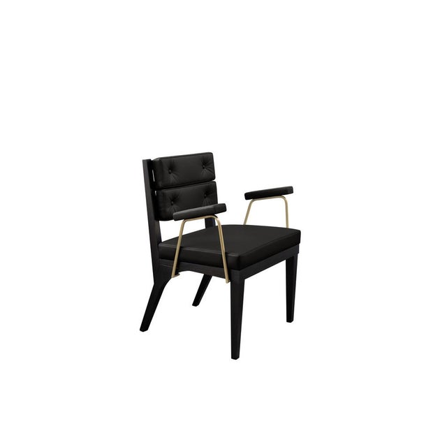 Metal Robinson Dining Chair by Wood Tailors Club For Sale - Image 7 of 10