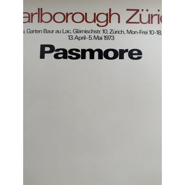 Victor Pasmore (1908-1998), Marlborough Zürich, 1973, Vintage Exhibition Poster, Printed in Switzerland For Sale - Image 10 of 11