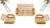 New Upholstery Paul Frankl Rattan Living Room Tank Chair Set MINT! For Sale - Image 9 of 17