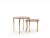 Round Side Tables with Coated Metal Legs, Set of 2 For Sale - Image 3 of 7