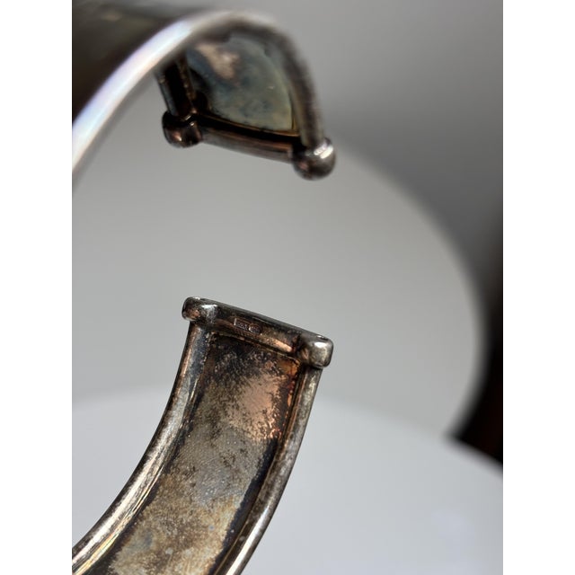 Vintage 925 Silver Bangle, 1970s For Sale - Image 4 of 5