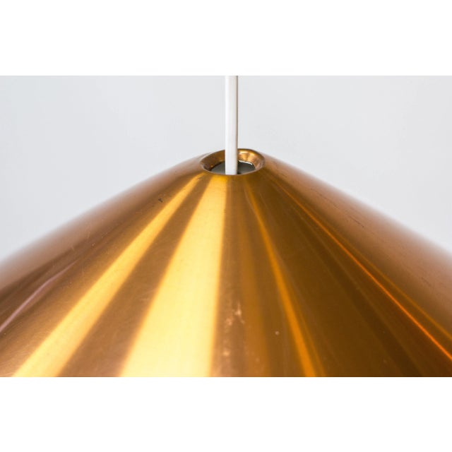 1960s Copper Ceiling Lamp by Svea Winkler for Orno, 1960s For Sale - Image 5 of 8