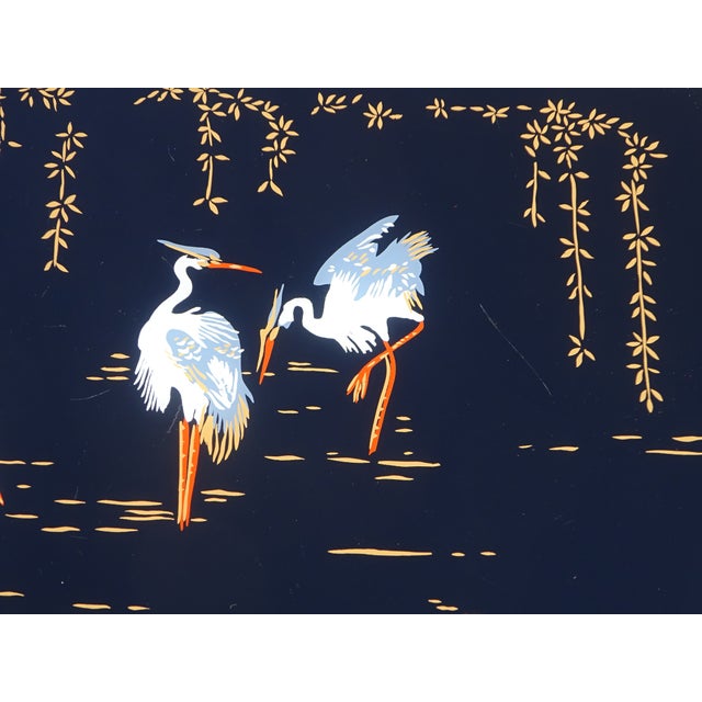 Vintage Coffee Table in Black Formica with Splayed Legs, 1960s For Sale - Image 6 of 18