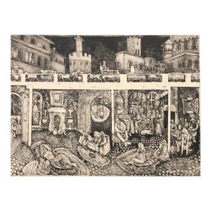 1977 Adrienne Anderson Passover Etching