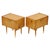 Vintage Rockabilly Nightstands in Light Wood, 1970s, Set of 2 For Sale - Image 6 of 18