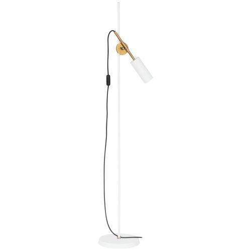 Metal Stav Floor Lamp in White Brass by Johan Carpner for Konsthantverk For Sale - Image 7 of 7