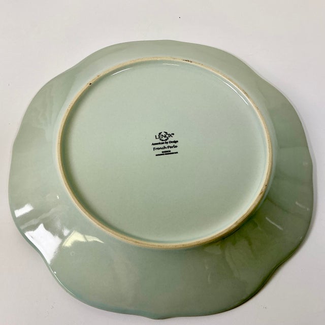 Art Nouveau Americana Lenox French Perle Ironstone Dinnerware - Set of 23 For Sale - Image 9 of 18