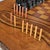 Hand Made Chess and Cribbage Live Edge Game Table on Tree Stump With Pieces For Sale - Image 6 of 17
