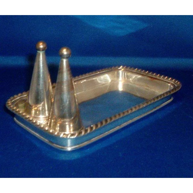 Traditional Early 19th Century Old Sheffield Silver on Copper Candle Tray & Snuffer - 3 Pieces For Sale - Image 3 of 10