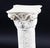 Stone 20th Century Composition Marble Bust of Apollo on Pedestal, Set of 2 For Sale - Image 7 of 15