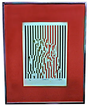 "Protection Ii" Serigraph by Linda Stein