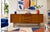 Impeccable Mid Century Modern styled Handmade Credenza featuring clean lines and gorgeous design detailing. This credenza...