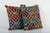 Mid-Century Modern Turkish Jajim Kilim Pillow Cover - a Pair For Sale - Image 3 of 4
