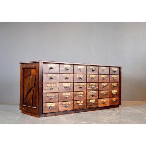 Art Nouveau Ironmongers Shop Counter Drawers, 1890s For Sale - Image 14 of 14