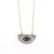 Contemporary Watchful Evil Eye Pendant Protection Necklace For Sale - Image 3 of 8