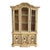Vintage Stanley Furniture French Provincial Lighted China Cabinet / Hutch – Antique Ivory For Sale