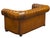 Chestnut English Chesterfield Sofa of Tufted Leather For Sale - Image 8 of 16