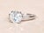 Contemporary The Harbison Canyon: Antique Platinum Engagement Ring set with 1.90 Carat Diamond with Original Receipt For Sale - Image 3 of 14
