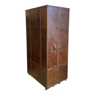Mayfair Steamer Trunk Secretary by Restoration Hardware For Sale