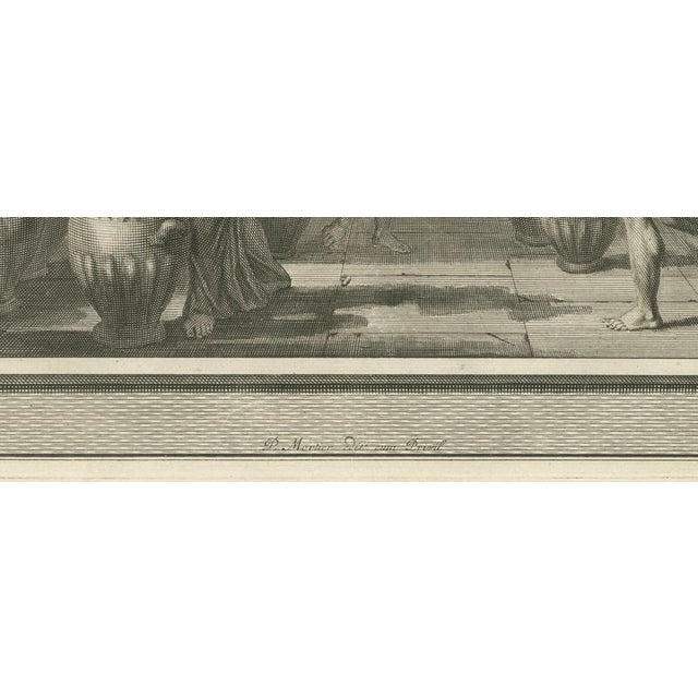 18th Century Pieter Mortier, Elisha and the Bears and the Widow's Oil, Pieter 1700, Engraving For Sale - Image 5 of 12