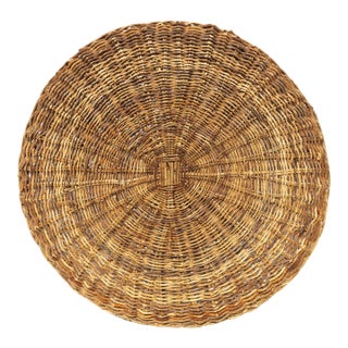 Extra Large Vintage Grape Harvesting Basket For Sale