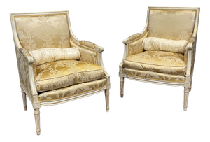 Louis XVI Style Chairs, 1960s, Set of 2