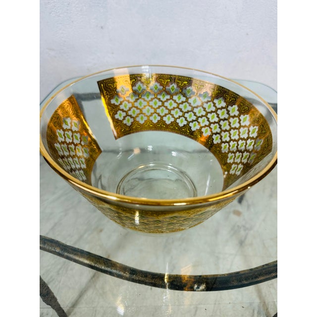 Mid-Century Modern Large Vintage Culver Bowl For Sale - Image 3 of 6