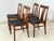 Wood Vintage Dining Chairs in Teak by Albin Johansson, Set of 4 For Sale - Image 7 of 13