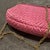 Italian 1950s Pink Woven Fabric and Brass Italian Minaudière Bag For Sale - Image 3 of 11
