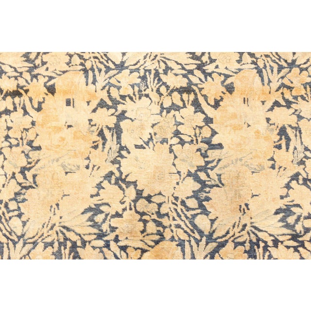 Late 19th Century High-quality Vintage Persian Tabriz Rug For Sale - Image 5 of 7