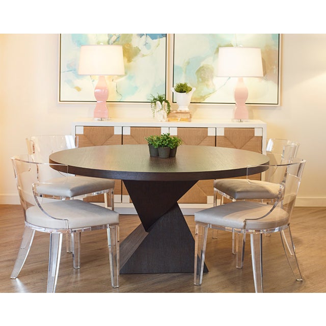 New special order item. Not vintage. Introducing a modern yet inviting dining table the Newport ES. Its structural design...