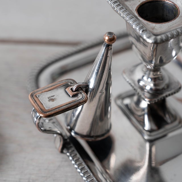 Pair of Old Sheffield Plate Chambersticks, c.1820 For Sale - Image 11 of 16