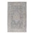 Turkish Oushak Rug With Soft Gray Field and Pale Blue Medallion For Sale